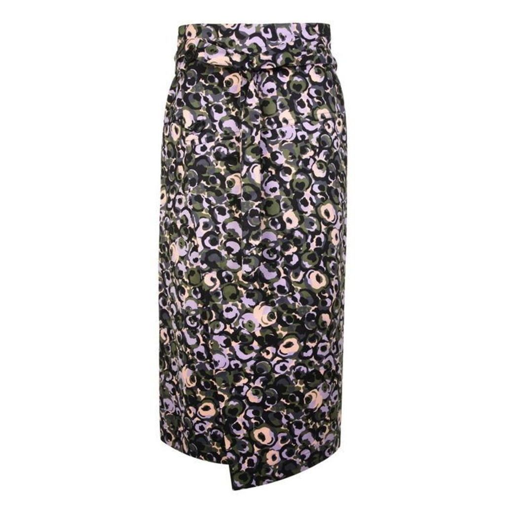 Marni Floral Wrap Skirt