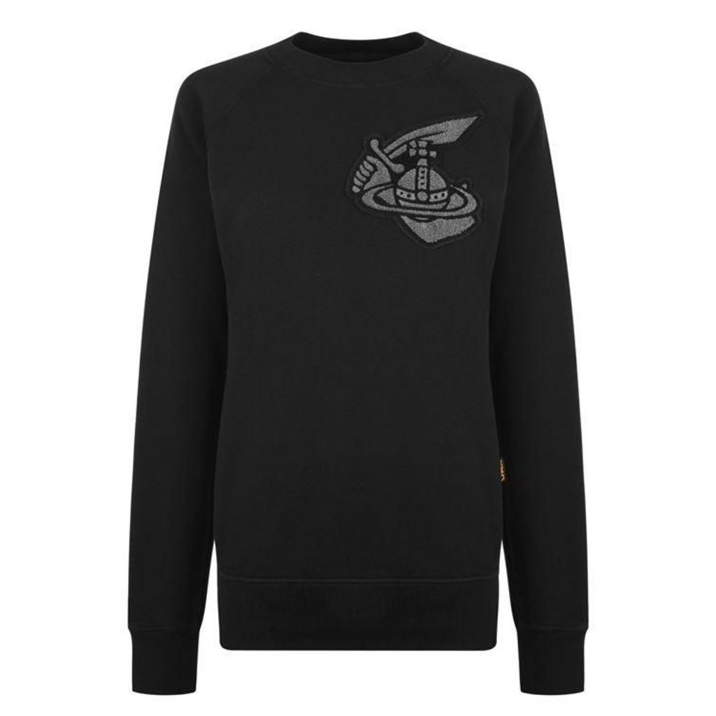 Vivienne Westwood Anglomania Classic Patch Long Sleeved Sweatshirt