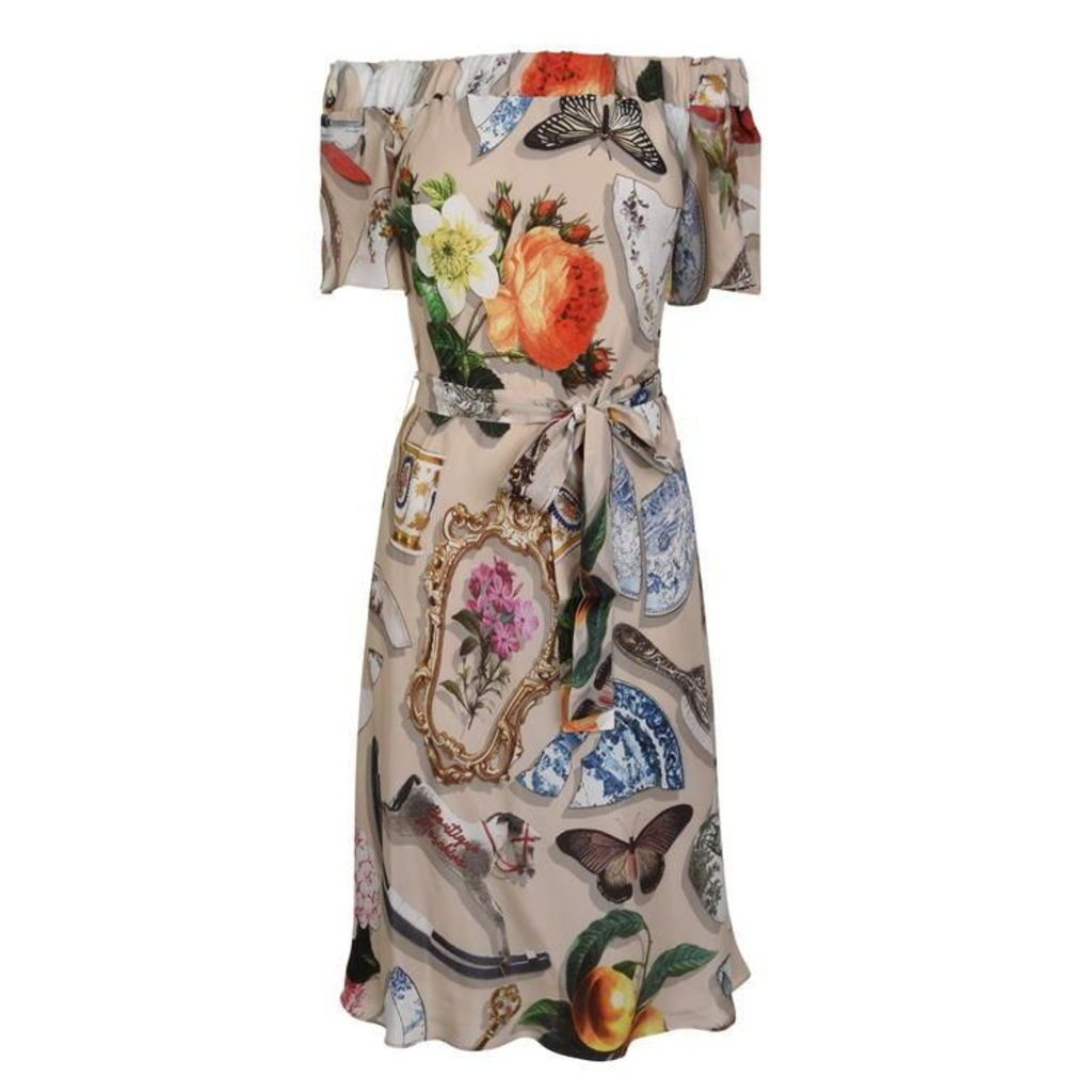 Boutique Moschino Printed Midi Dress