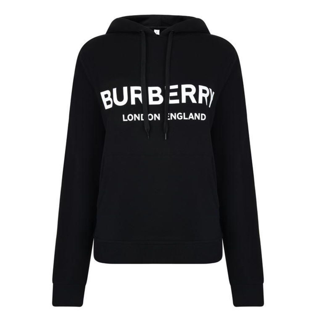 Burberry Logo Hooded Sweatshirt
