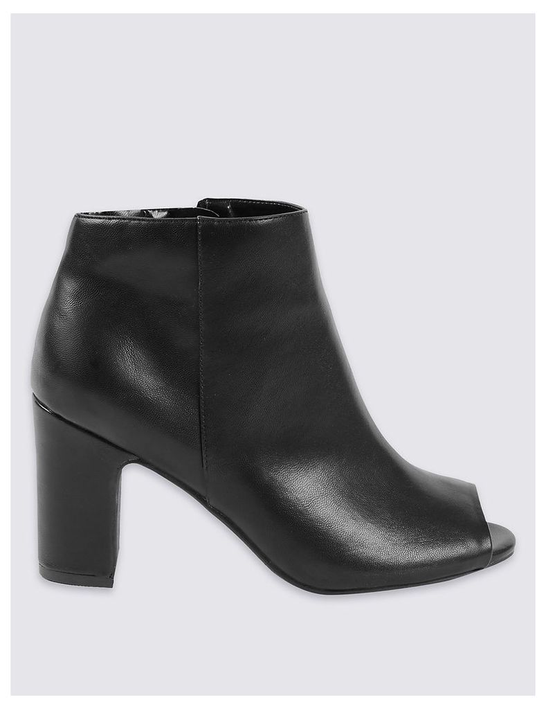 M&S Collection Block Heel Ankle Boots with Insolia