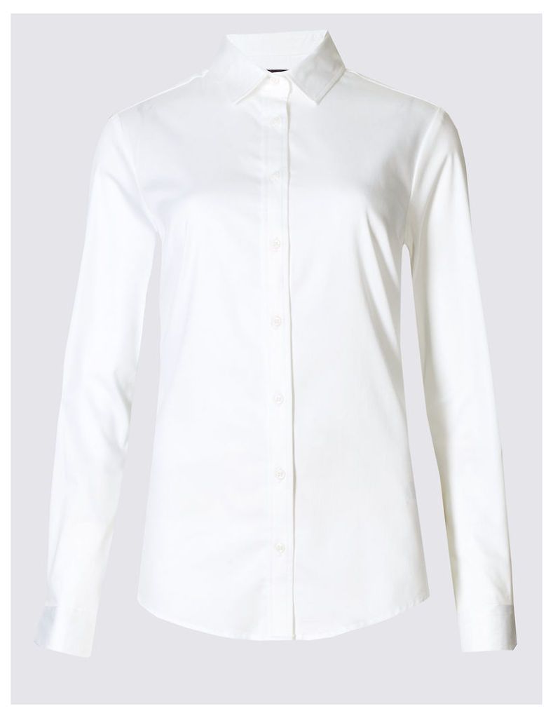 M&S Collection Cotton Rich Perfect Shirt