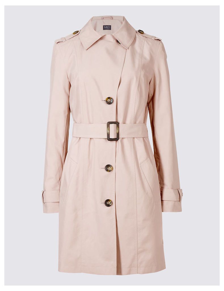 M&S Collection Trench Coat with Stormwear