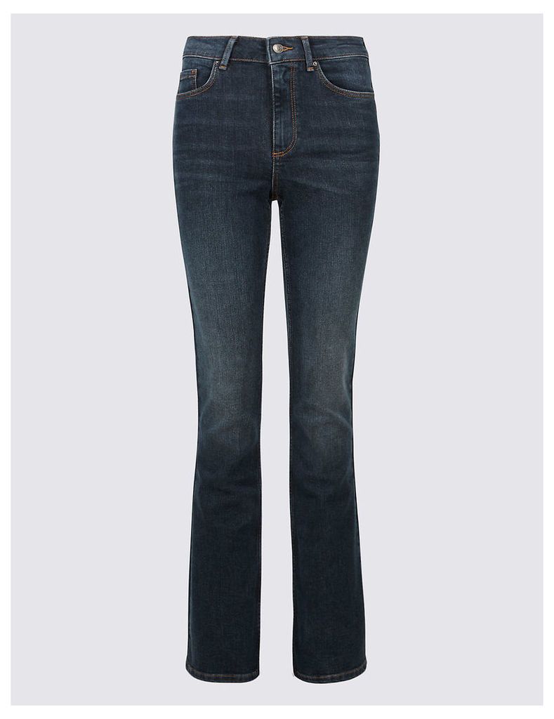 M&S Collection Mid Rise Slim Bootcut Jeans
