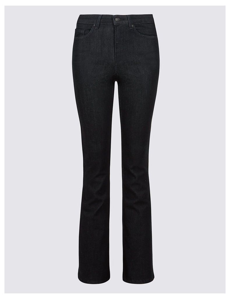 M&S Collection Mid Rise Slim Bootcut Jeans