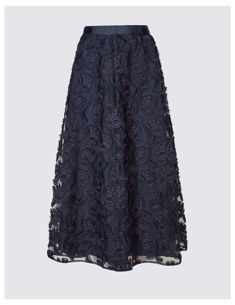 M&S Collection Jacquard Lace Full Skirt