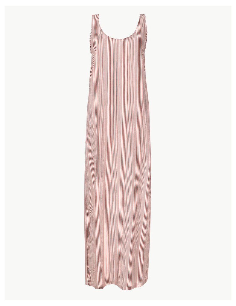 M&S Collection Striped Shift Maxi Dress