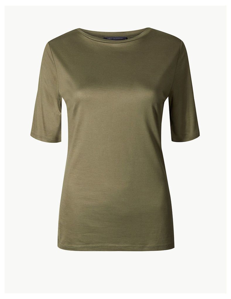 M&S Collection Round Neck Regular Fit T-Shirt