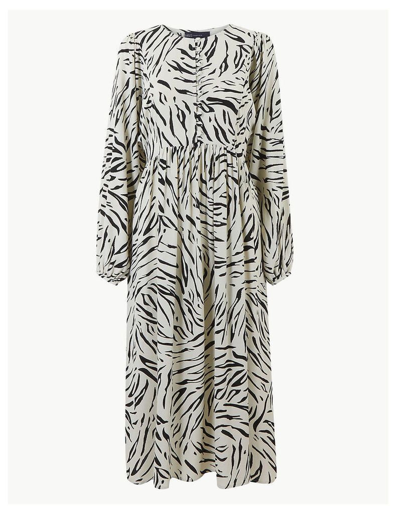 M&S Collection Animal Print Relaxed Midi Dress