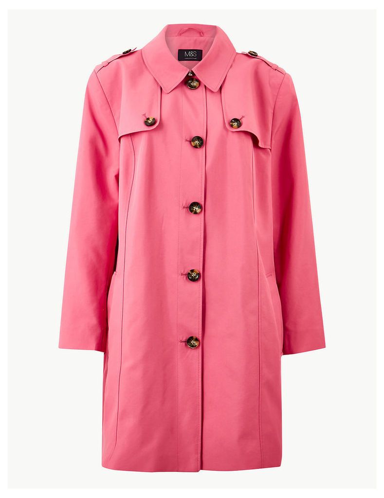 M&S Collection CURVE Trench Longline Coat