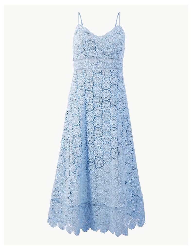 M&S Collection Lace Waisted Midi Dress