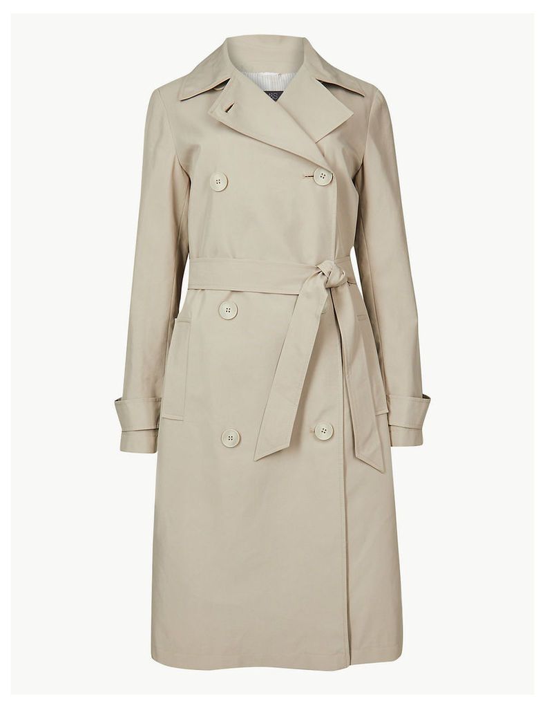M&S Collection Double Breasted Trench Coat