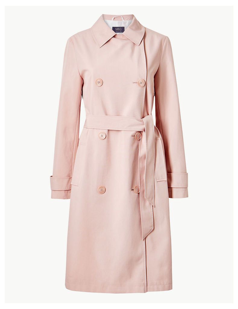 M&S Collection Double Breasted Trench Coat