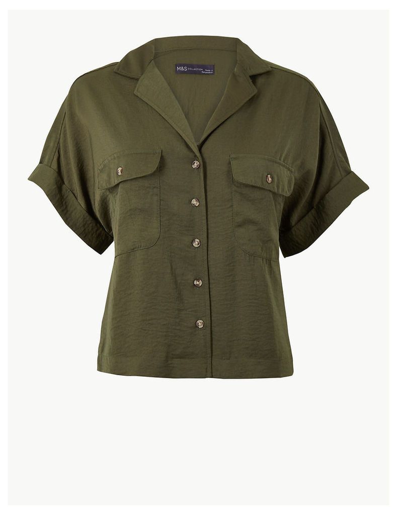 M&S Collection Oversized Button Detailed Shirt