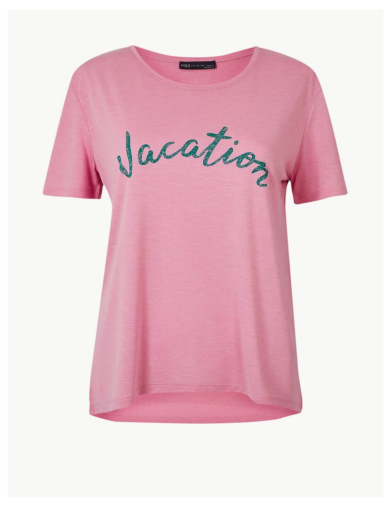 M&S Collection Vacation Relaxed Fit T-Shirt