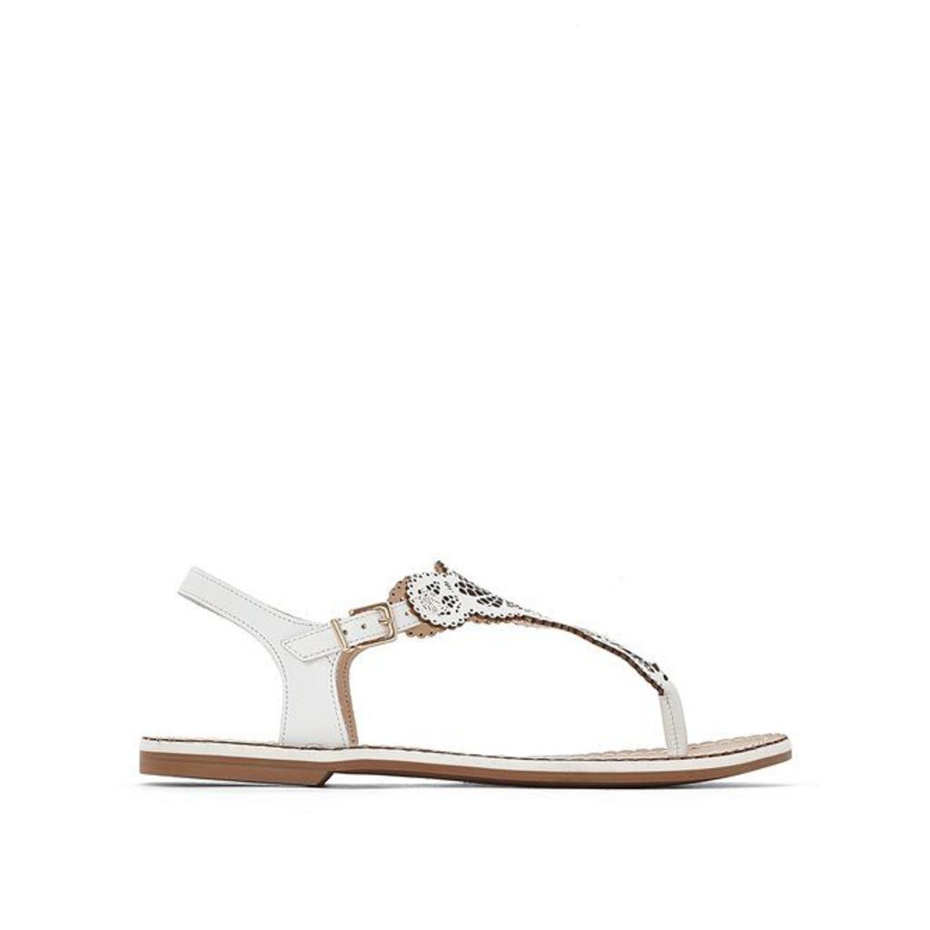 Lill Leather Toe Post Sandals