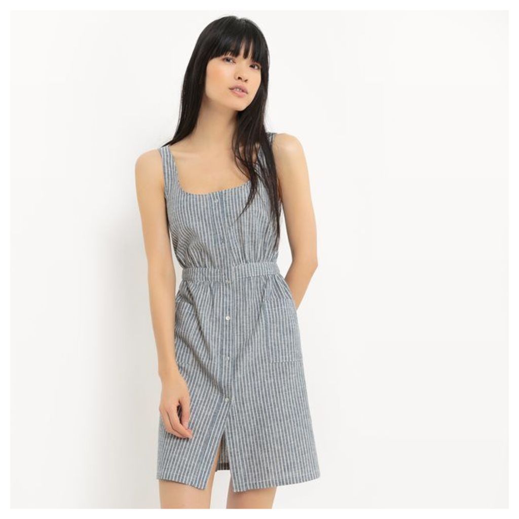 Cotton/Linen Pinafore Dress