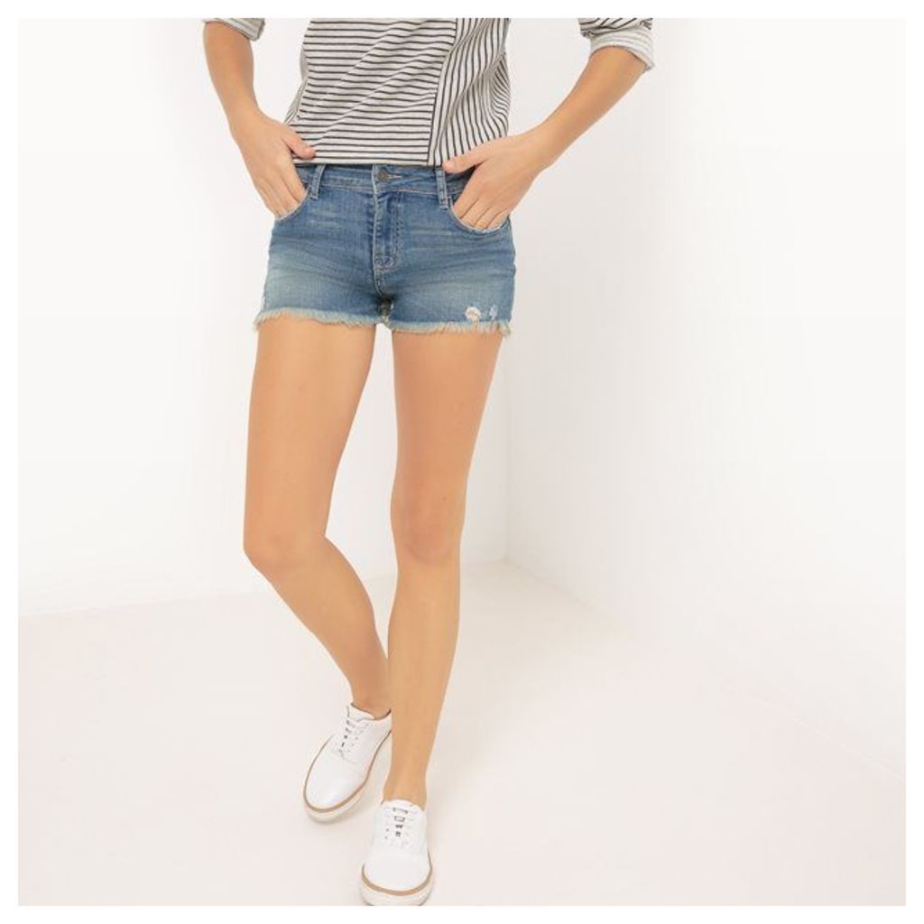 Pretty Denim Shorts, Length 9