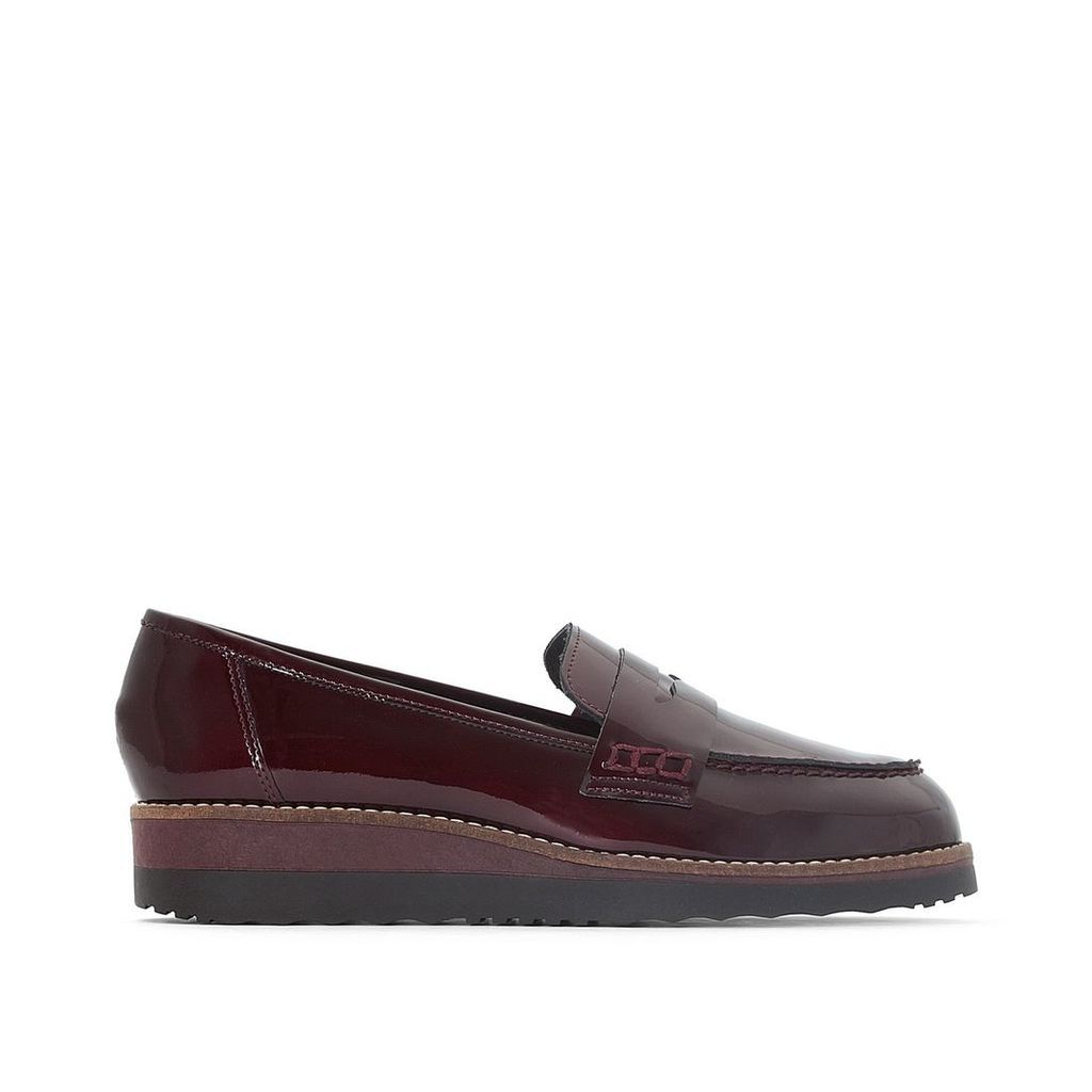 Graphic Leather Loafers