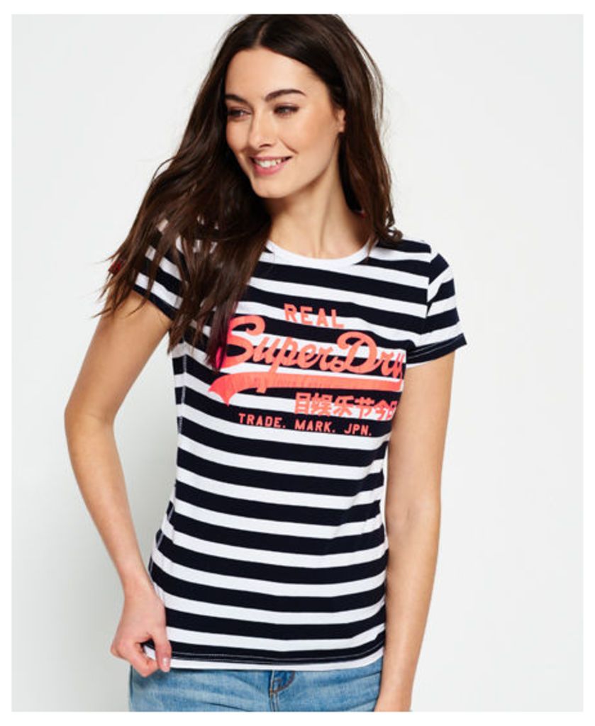 Superdry Vintage Logo Stripe T-shirt