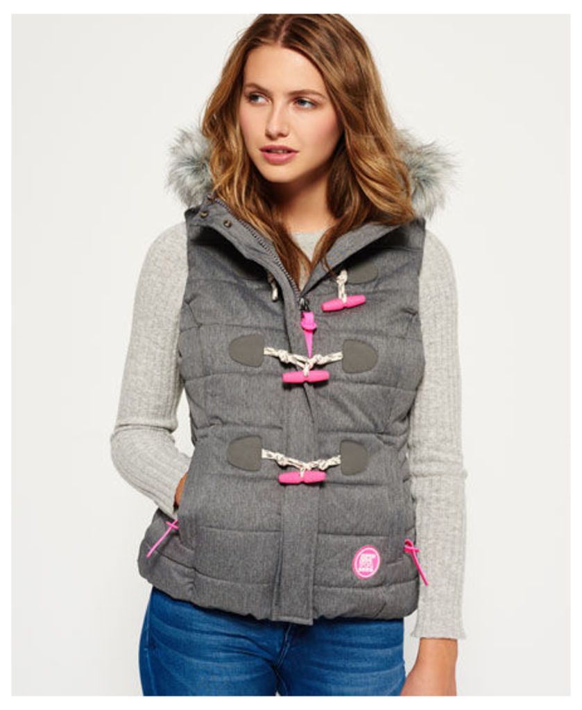 Superdry Marl Toggle Puffle Gilet