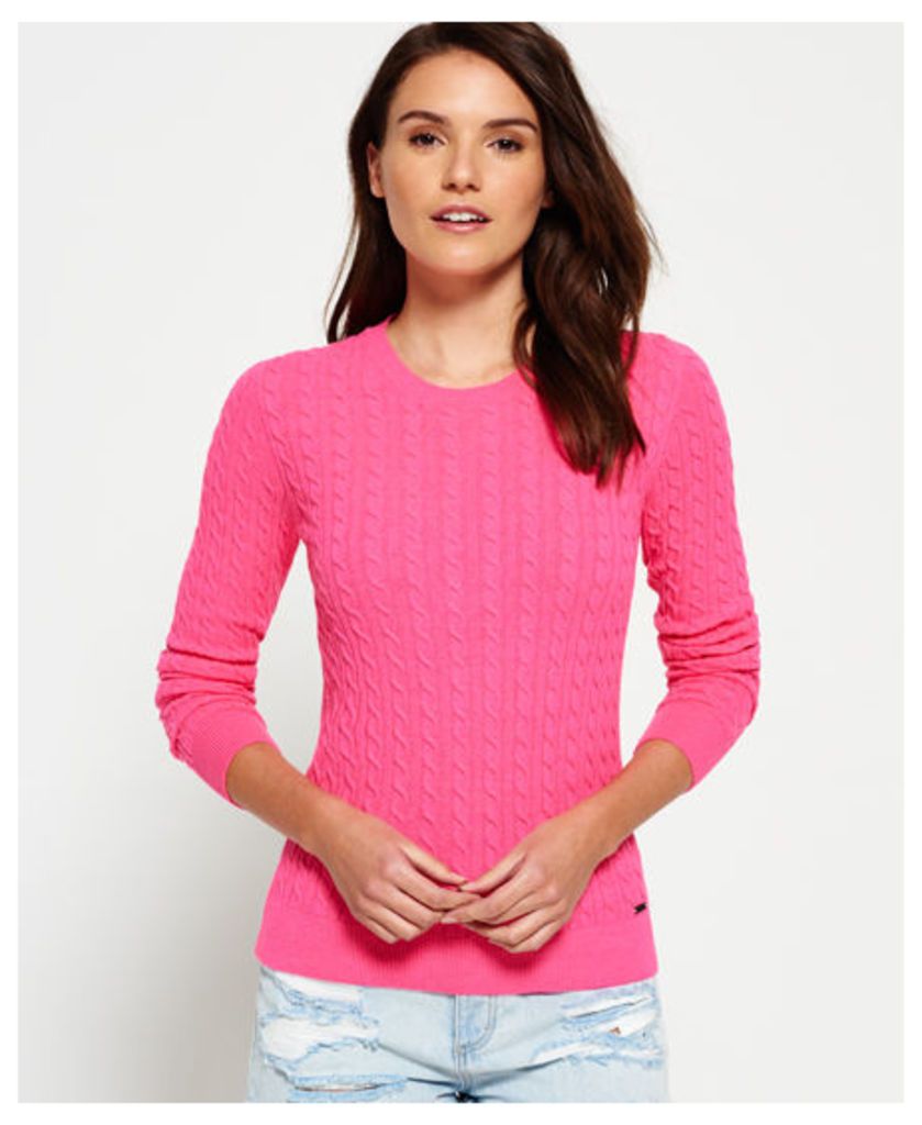 Superdry Summer Luxe Mini Cable Knit Jumper