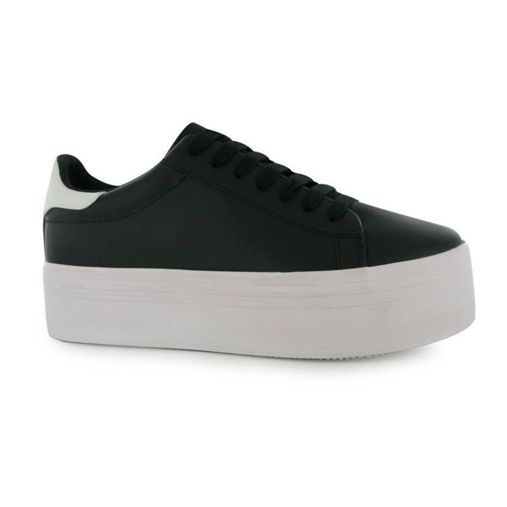 Jeffrey Campbell Play Stan Leather Look Trainers