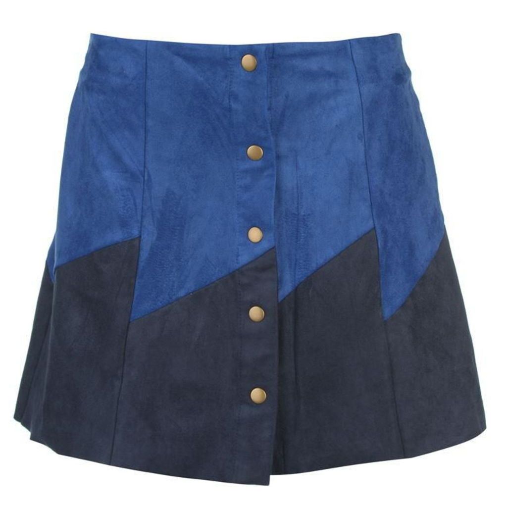 Glamorous Button Front Panel Skirt