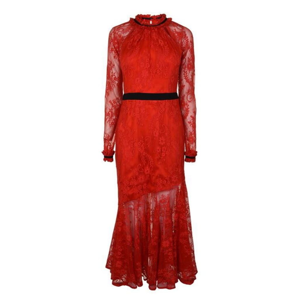 Tease Maxi Dress - Firey Red