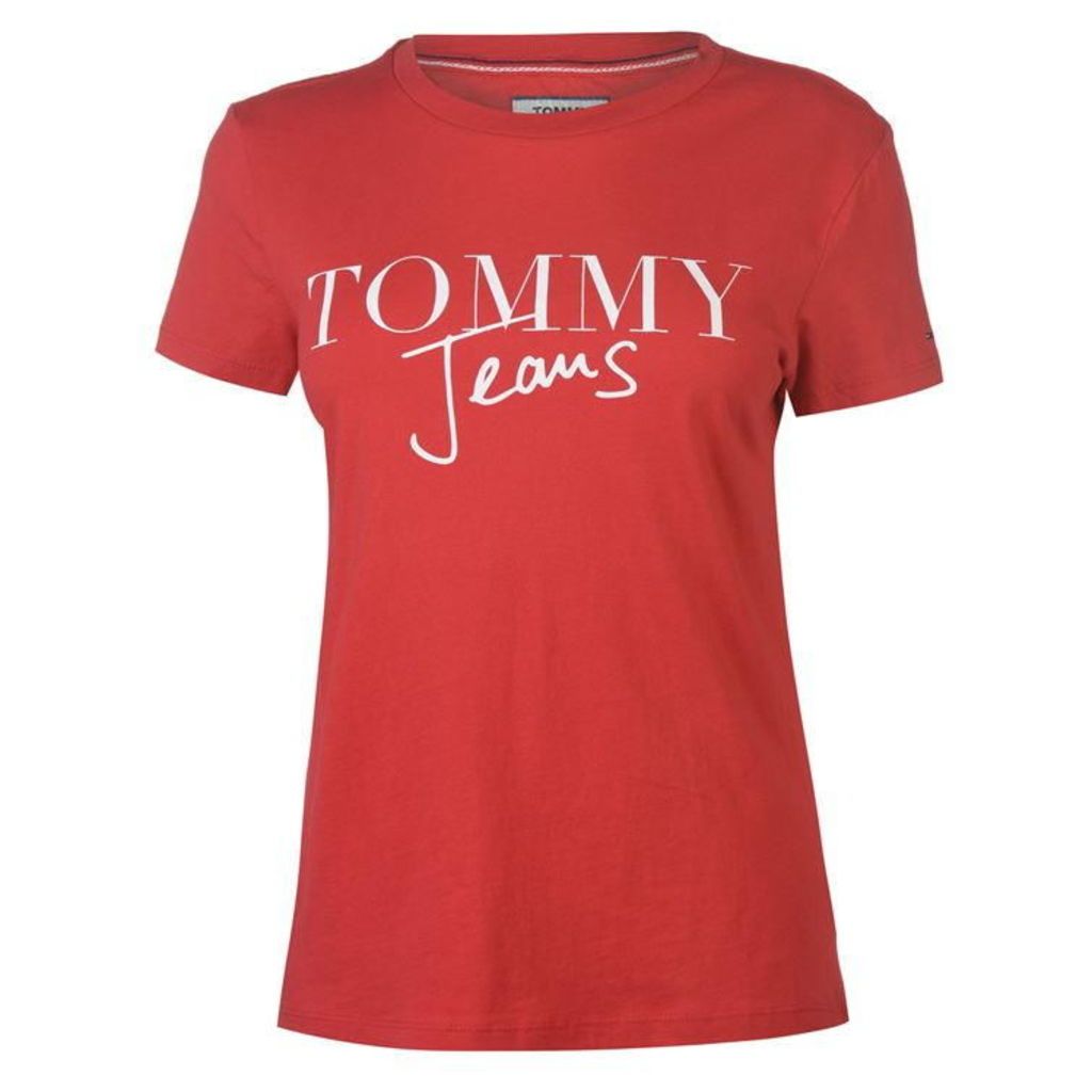TOMMY JEANS Script Logo T Shirt