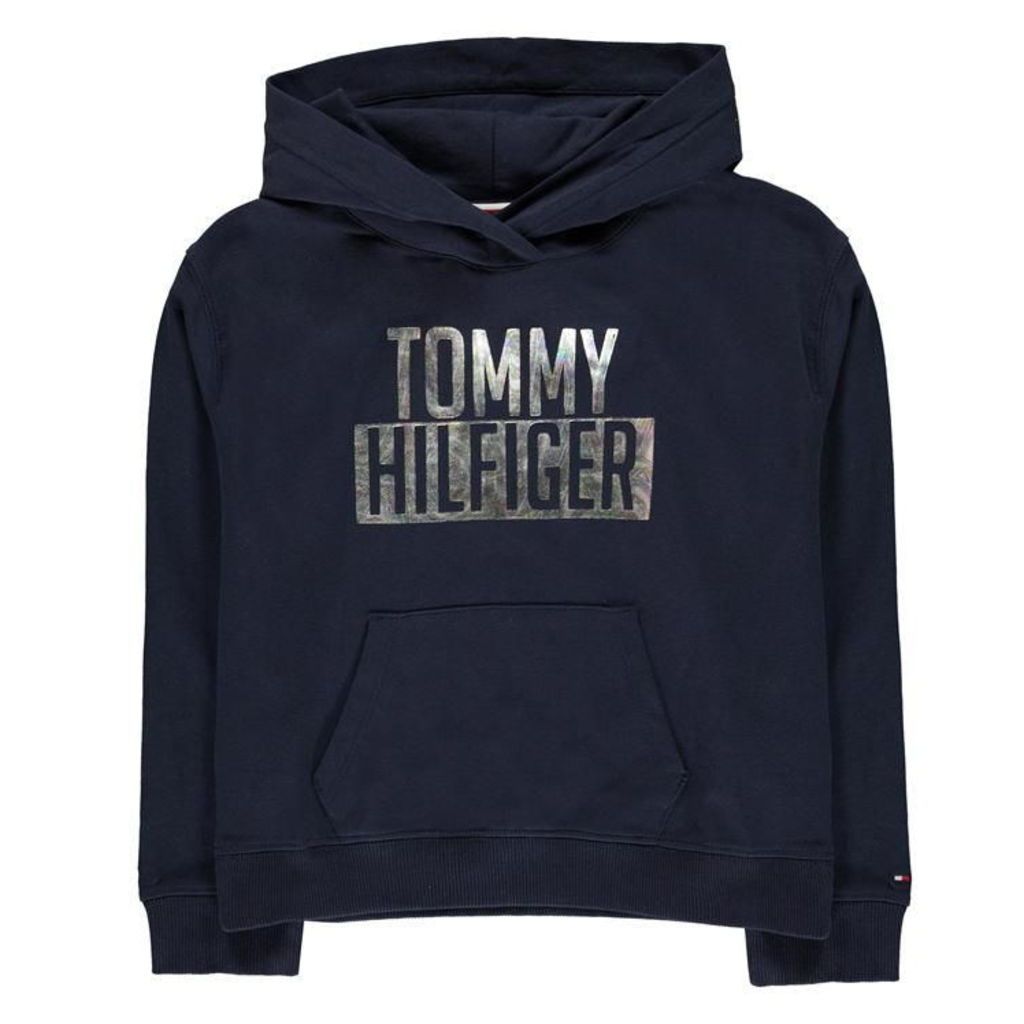 Tommy Hilfiger Essential Logo Hoodie - Black Iris