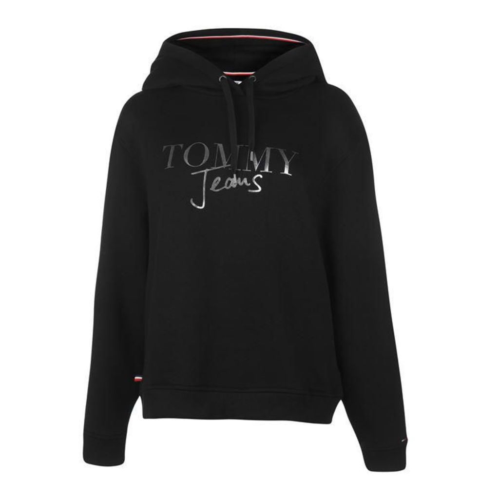 TOMMY JEANS Modern Logo Hoodie - Tommy Black