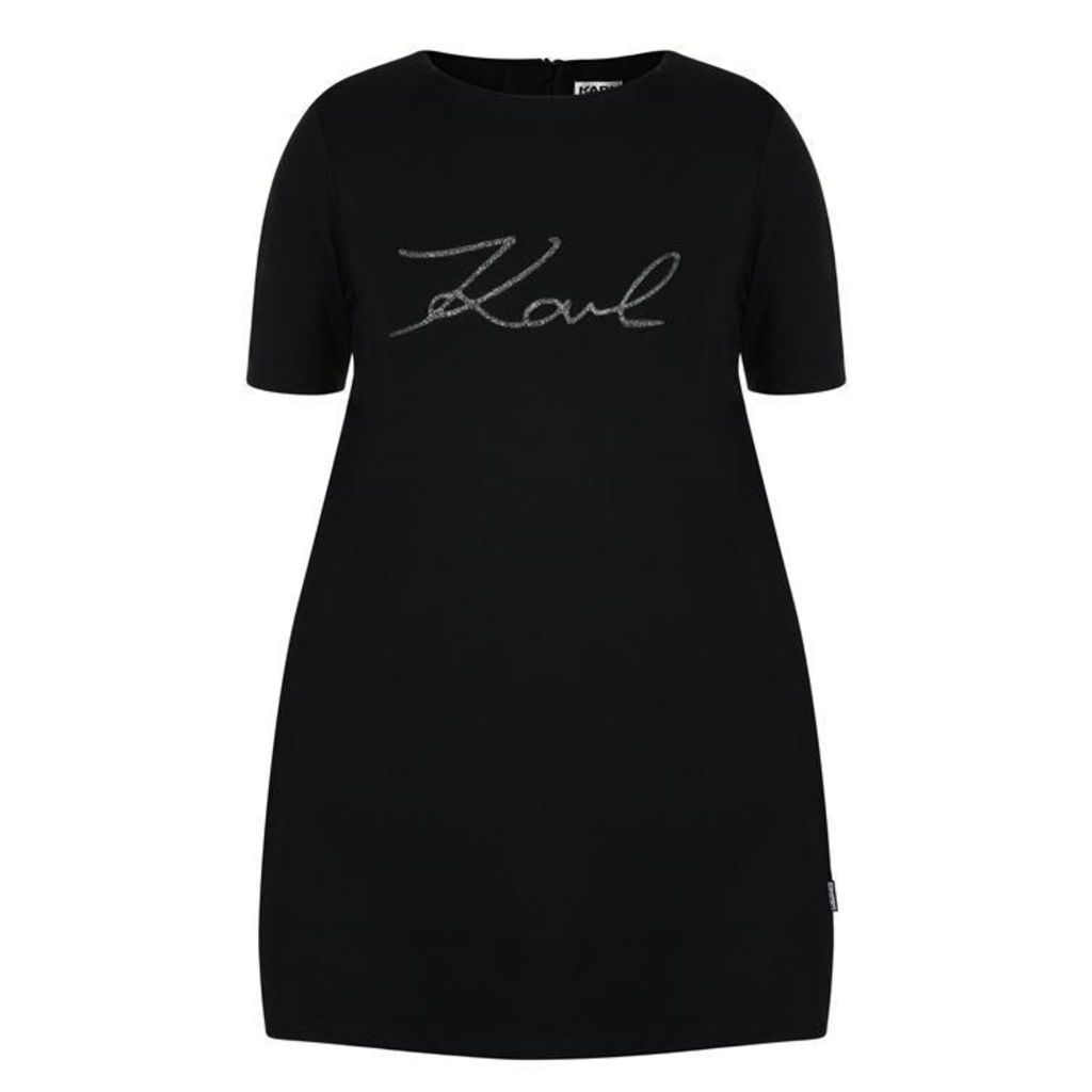 Karl Lagerfeld Milano Logo Dress