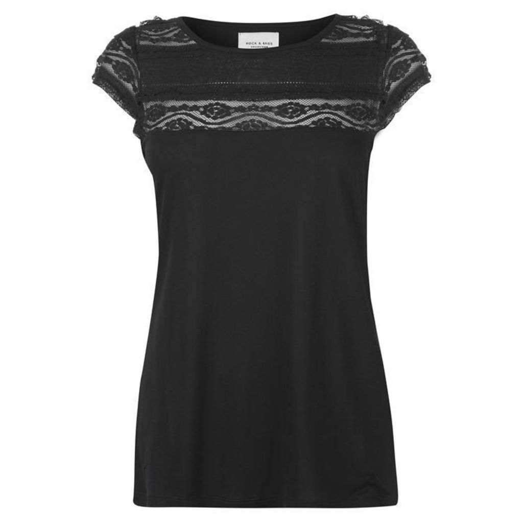 Rock and Rags Lace Top Ladies