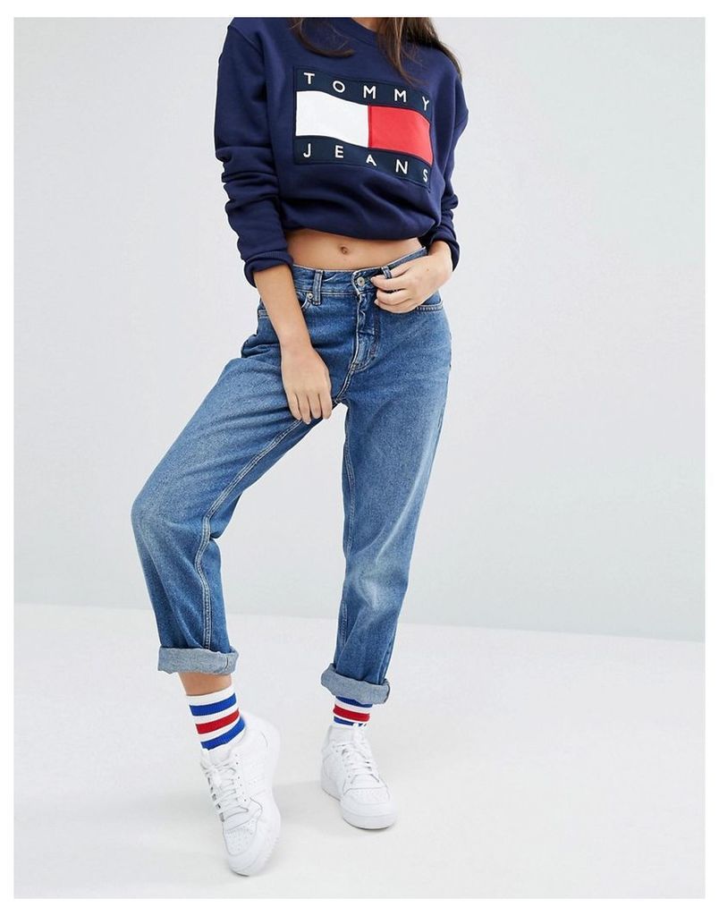 Tommy Jeans Mom Jeans - Rich blue