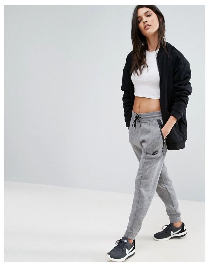 Nike Premium Tf Sweat Pants In Grey - Rbon heather/(black)