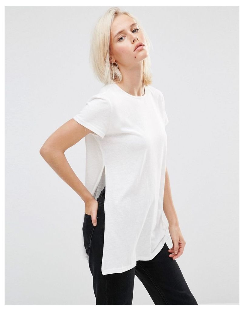Minkpink Take Two Tunic With Cut Out Side Detail - White