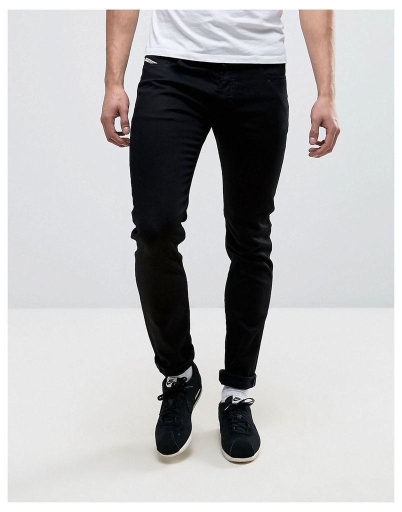 Diesel Jeans Sleenker 886Z Skinny Fit Black - Black