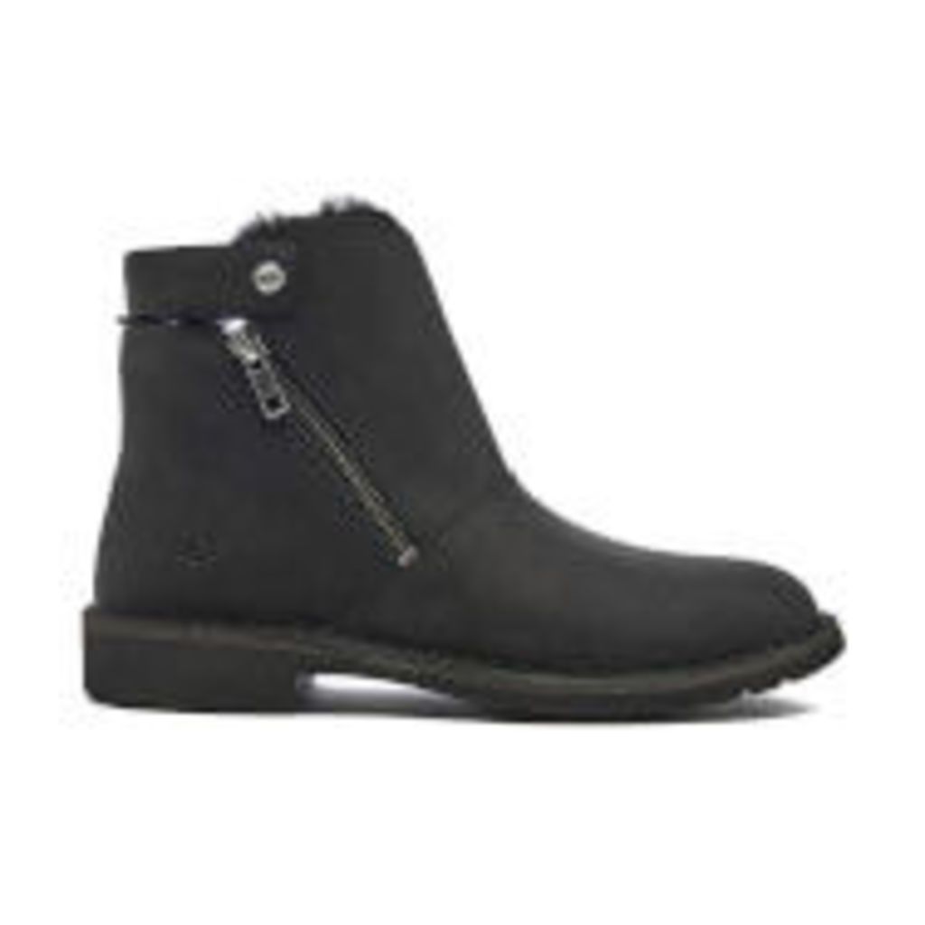 UGG Women's Kayel Leather Ankle Boots - Black