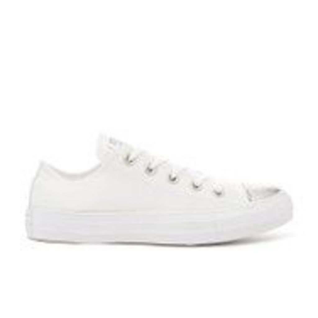 Converse Women's Chuck Taylor All Star Ox Trainers - White/Silver