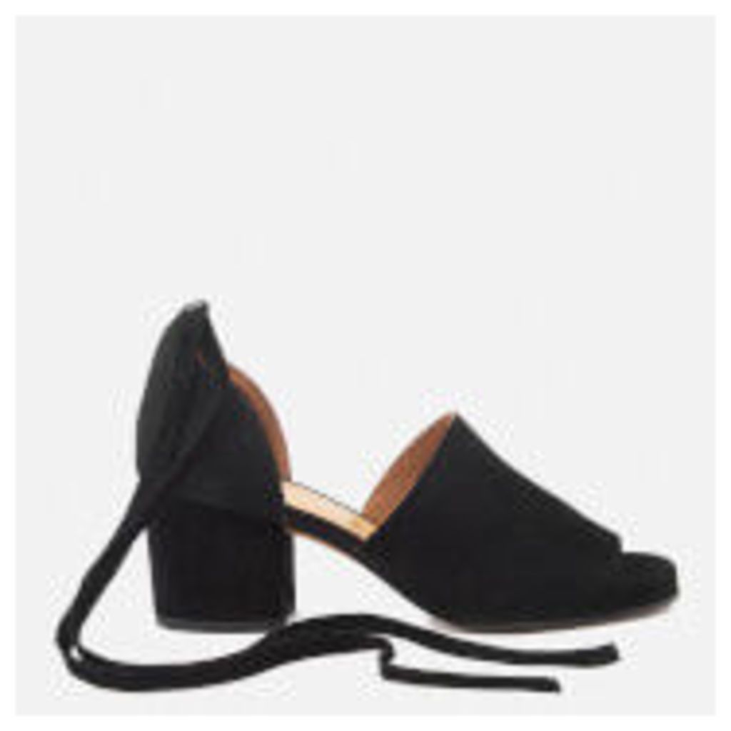 Hudson London Women's Metta Suede Heeled Sandals - Black - UK 4 - Black