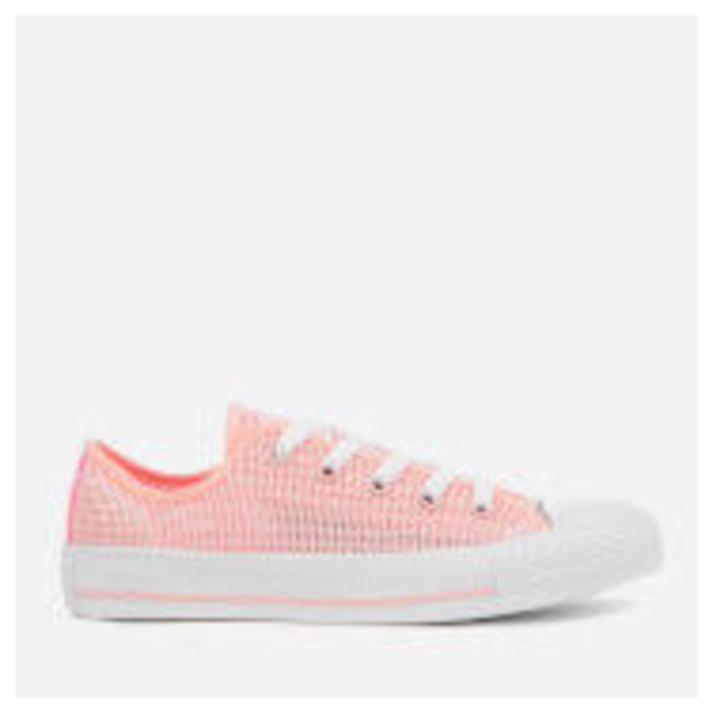 Converse Women's Chuck Taylor All Star OX Trainers - Vapor Pink/Pink Glow/White - UK 3 - Pink