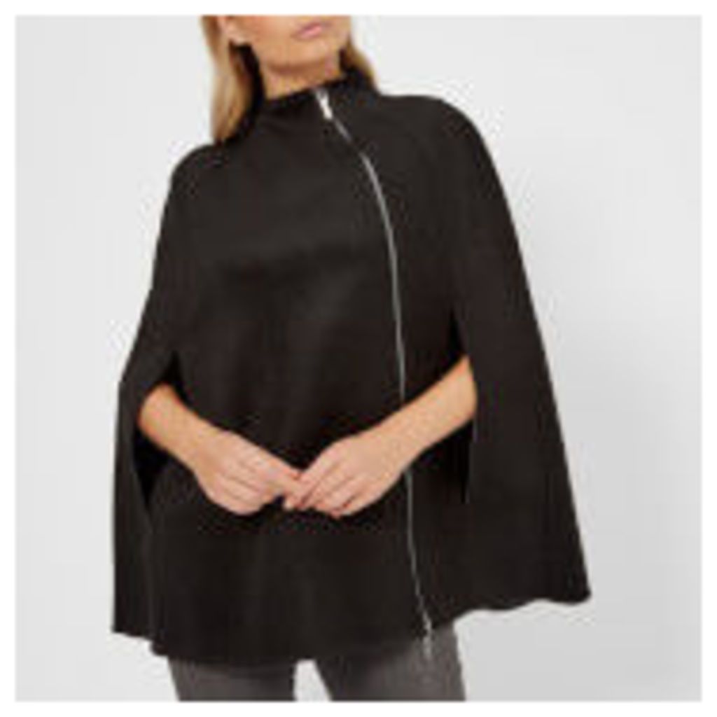 Armani Exchange Women's Cabin Coat with Zip - Black