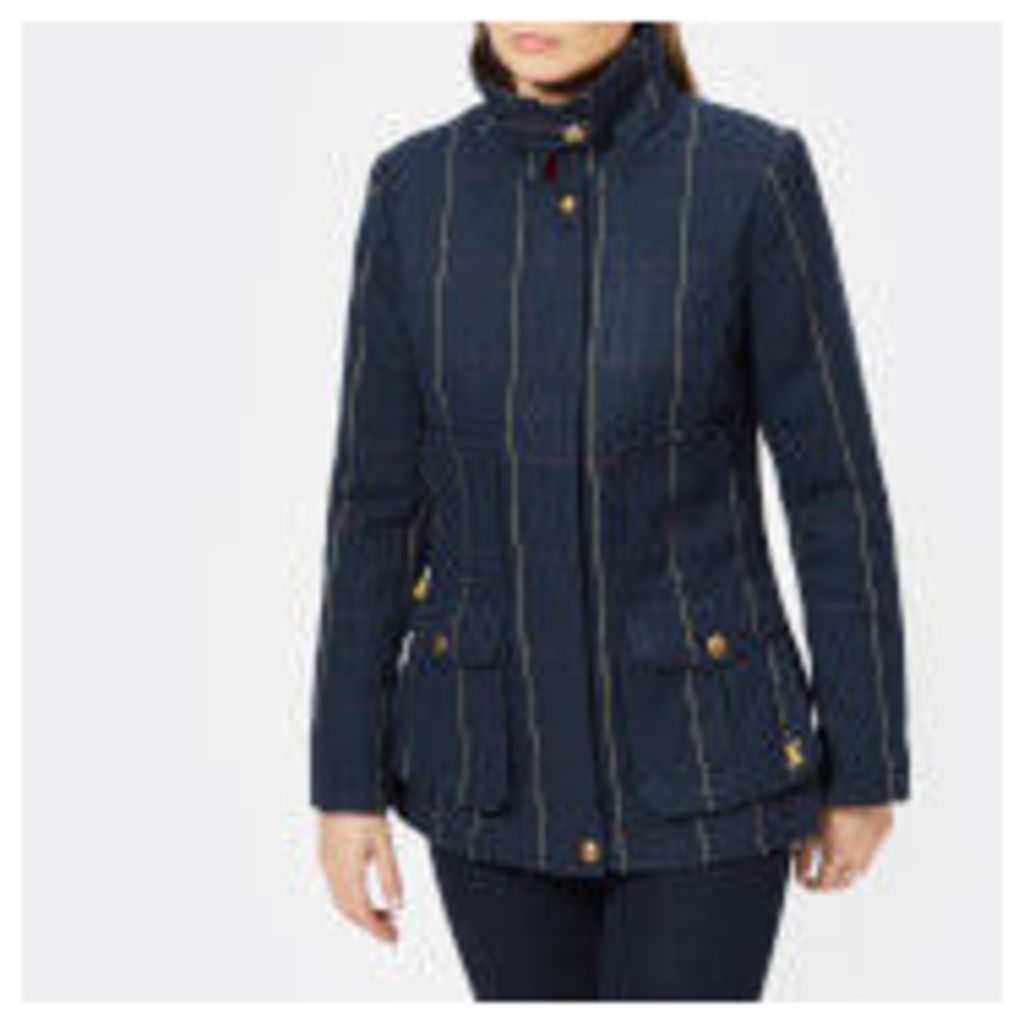 Joules Women's Teed Fieldcoat - Navy Tweed