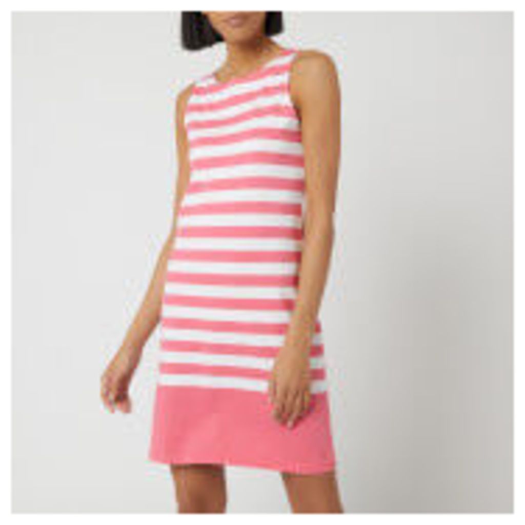 Joules Women's Riva Sleeveless Dress - Pink White Stripe