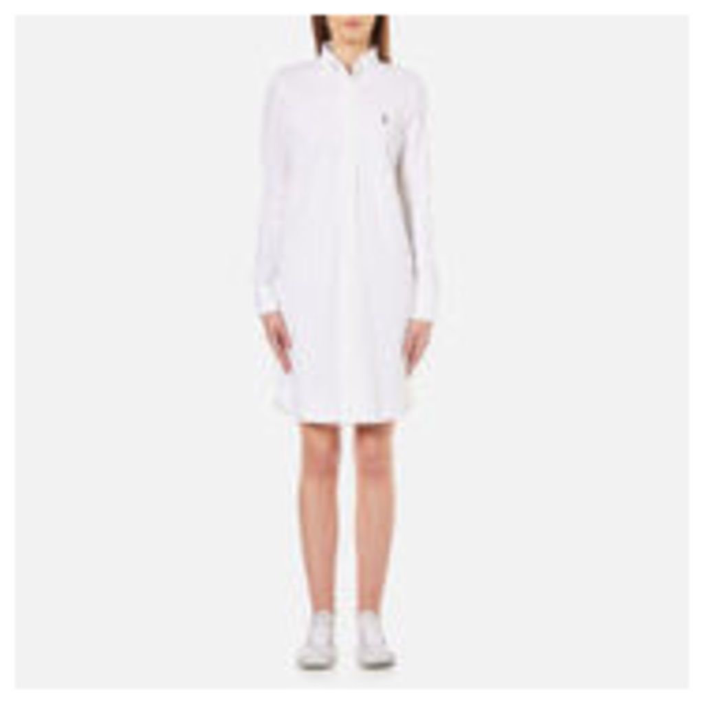 Polo Ralph Lauren Women's Oxford Shirt Dress - White - L