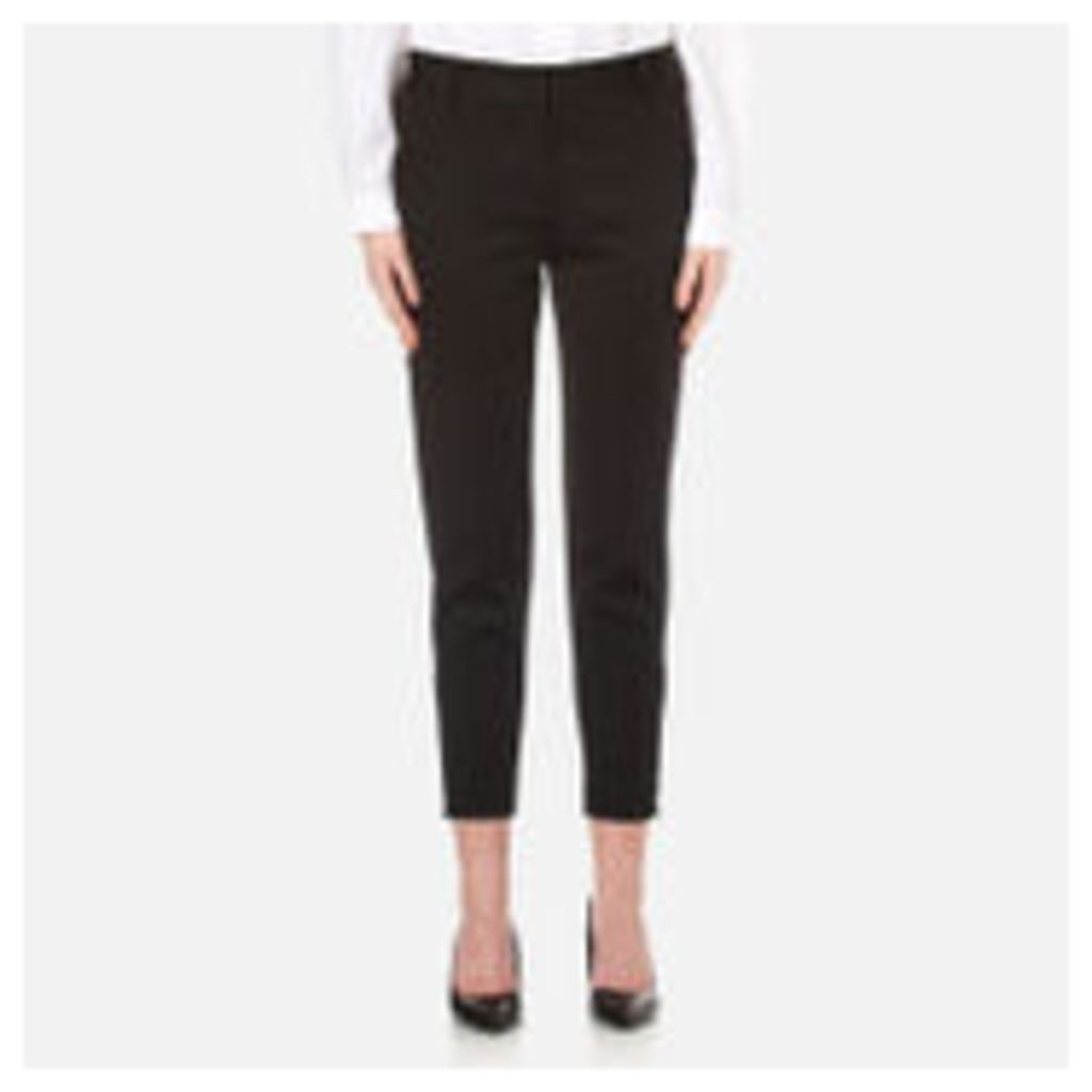 DKNY Women's Tailored Relaxed Pants - Black - UK 10/US 6