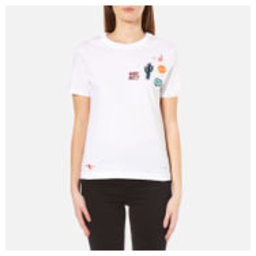 PS by Paul Smith Women's Why Not Patches Top - White - M - White