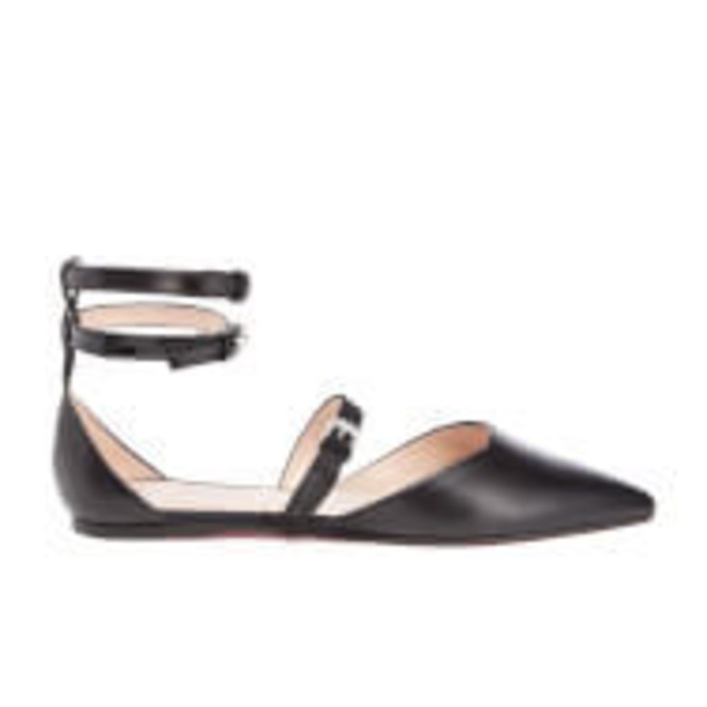 PS by Paul Smith Women's Rosie Leather Pointed Flats - Black - UK 5 - Black