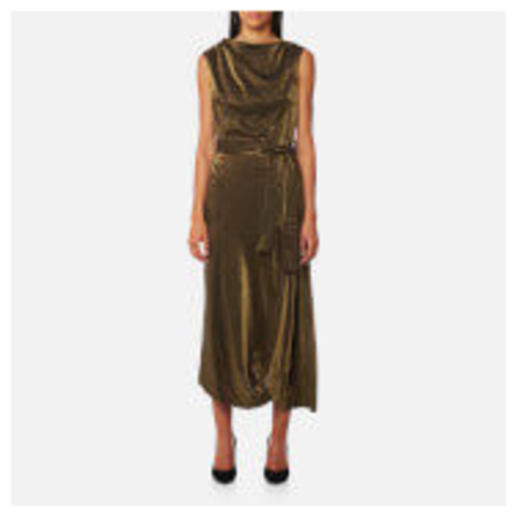 Vivienne Westwood Anglomania Women's Vasari Dress - Gold - UK 8/EU 40 - Gold